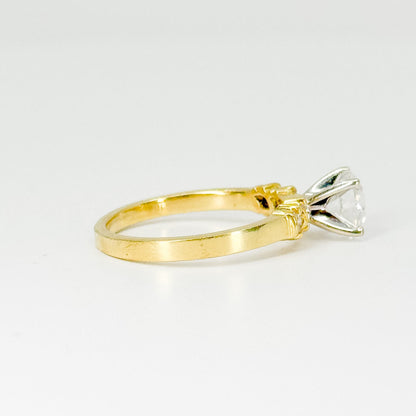 Anillo de Compromiso Eternal Love – Diamante 1 Quilate en Oro 18K