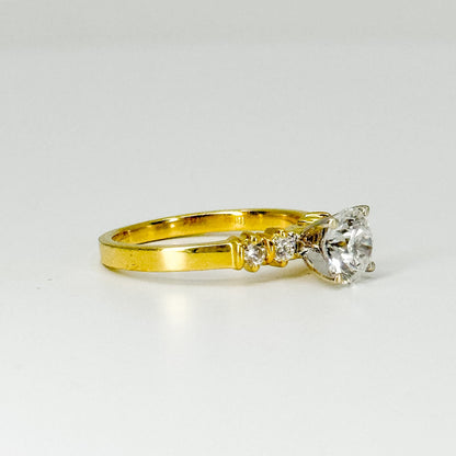 Anillo de Compromiso Eternal Love – Diamante 1 Quilate en Oro 18K
