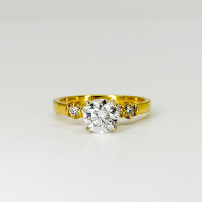 Anillo de Compromiso Eternal Love – Diamante 1 Quilate en Oro 18K