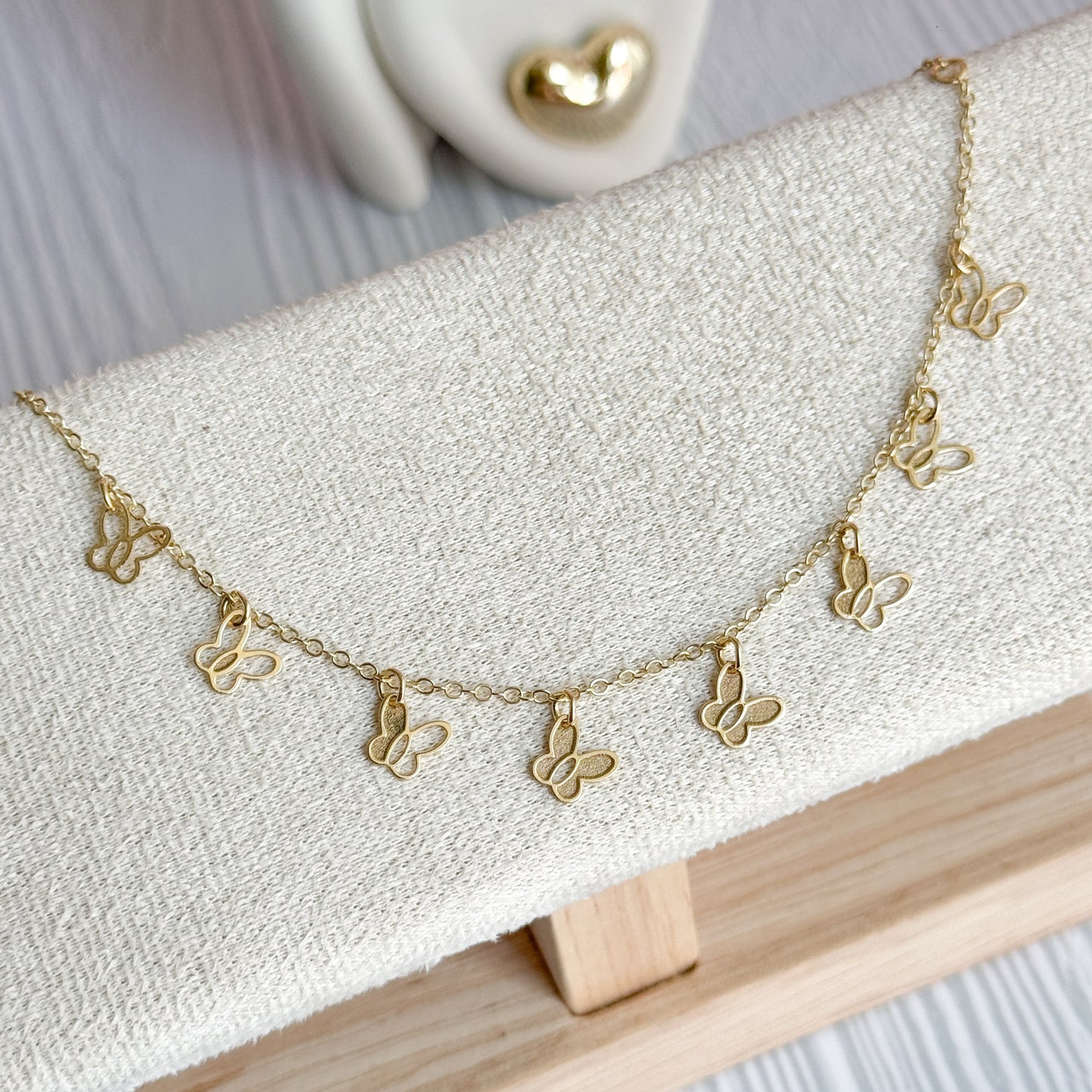 🦋 Pulsera Alas de Luz – Oro 18K