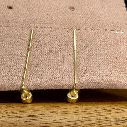 Aretes Éclat Impérial – Cristales Graduados en Oro 18K