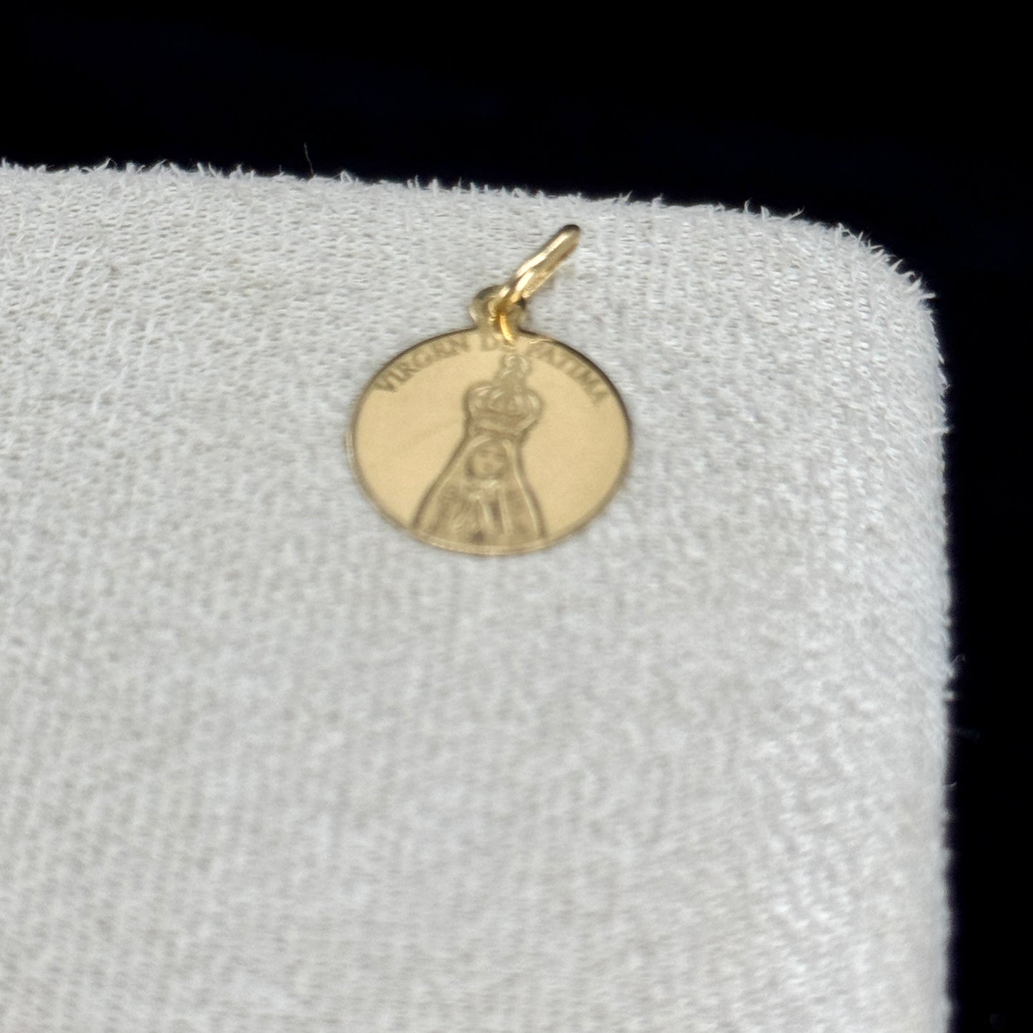 Medalla Virgen de Fátima Celestial