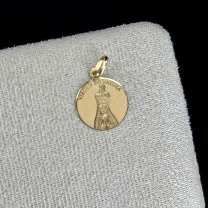 Medalla Virgen de Fátima Celestial