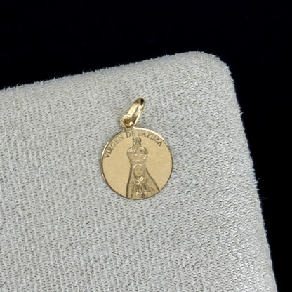 Medalla Virgen de Fátima Celestial