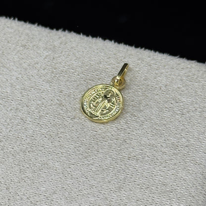 Dije Medalla San Benito Mini