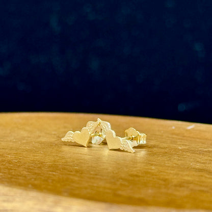 Aretes Corazón Alado