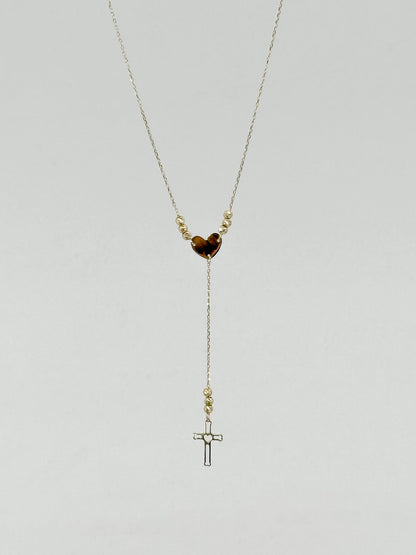 Collar Rosario Corazón