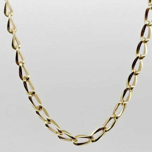 Cadena Figaro Clásica de Oro 18K