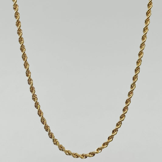 Cadena Torzal Clásica en Oro 18K – 70 cm