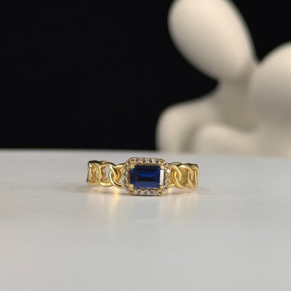 Anillo azul Imperial