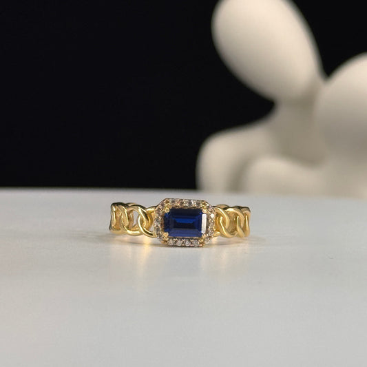 Anillo azul Imperial