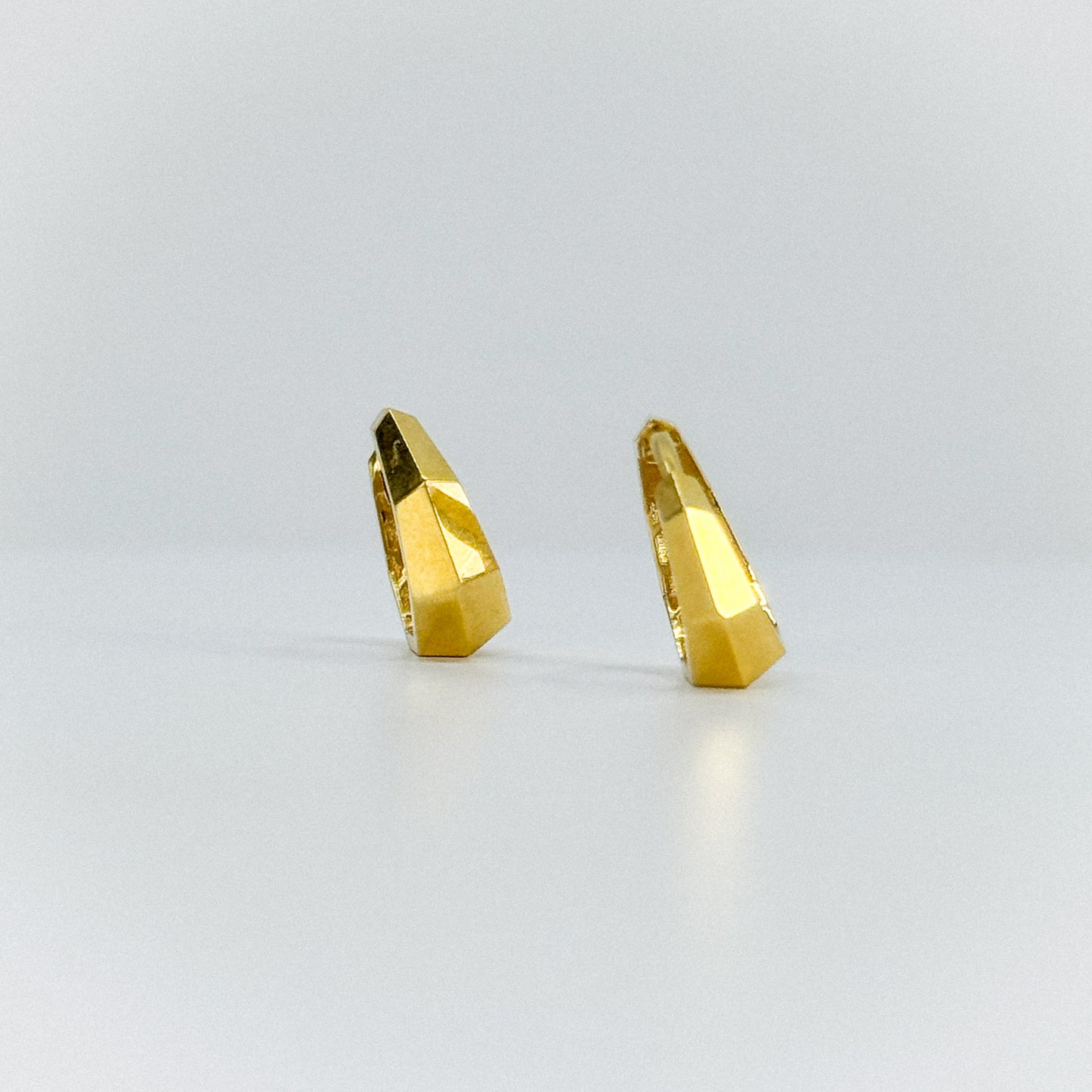 Argollas Heptágono Dorado