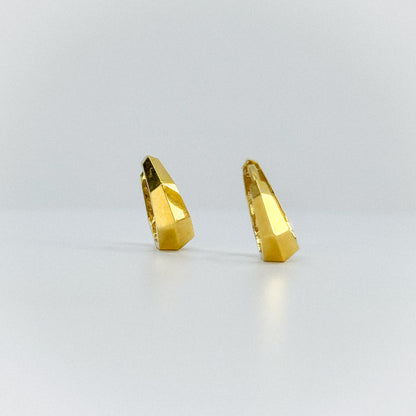 Argollas Heptágono Dorado