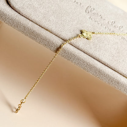 Pulsera Trébol Minimalista de Oro 18K