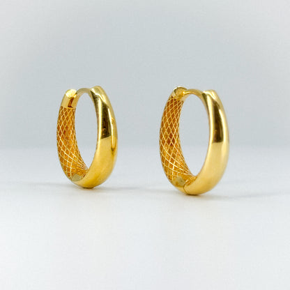 Argollas Cinta entallada