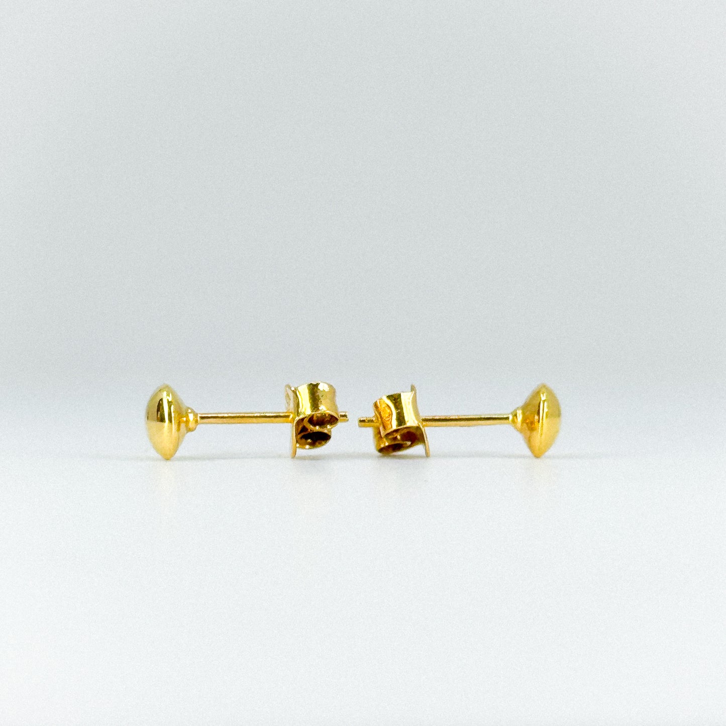 Aretes lenteja maciza