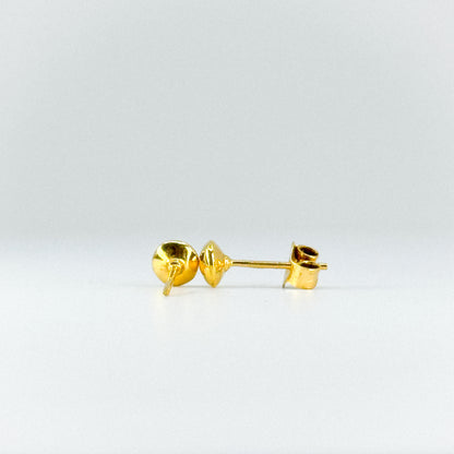 Aretes lenteja maciza