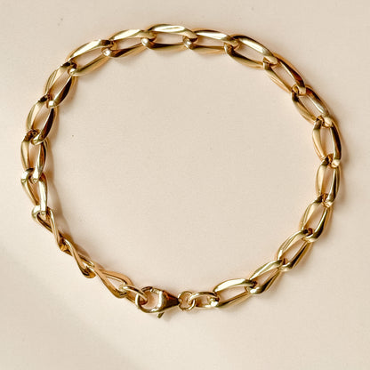 Pulsera Eslabón Mariner de Oro 18K