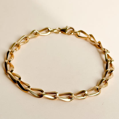 Pulsera Eslabón Mariner de Oro 18K