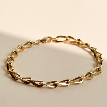 Pulsera Eslabón Mariner de Oro 18K