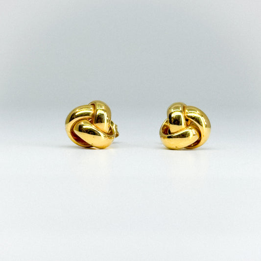 Aretes Triniti en oro 18k