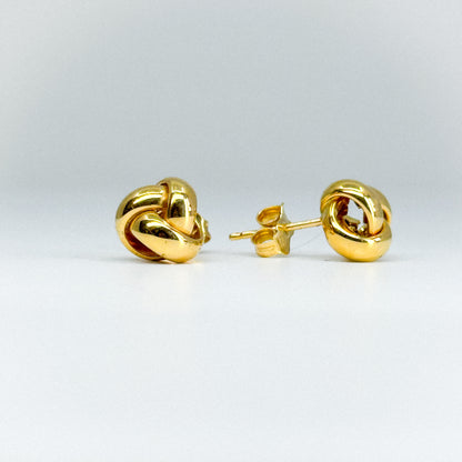 Aretes Triniti en oro 18k