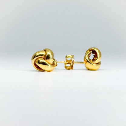 Aretes Triniti en oro 18k