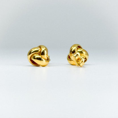 Aretes Triniti en oro 18k