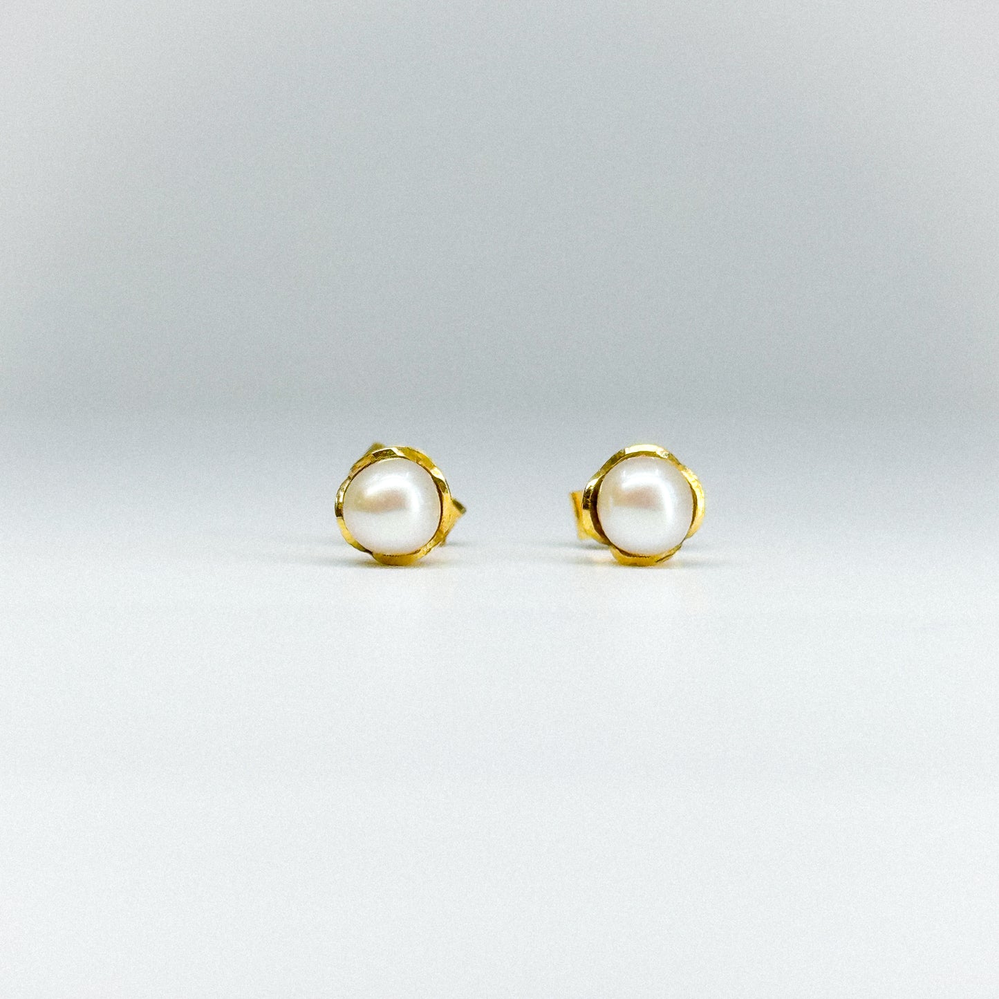 Aretes perla cultivada