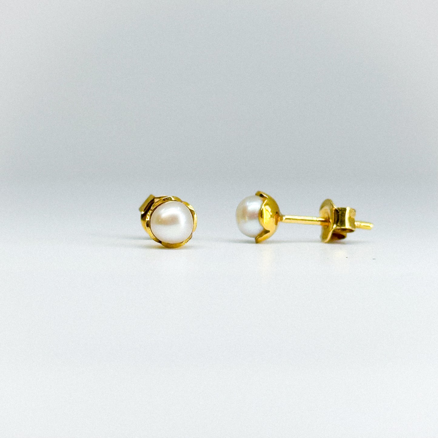 Aretes perla cultivada