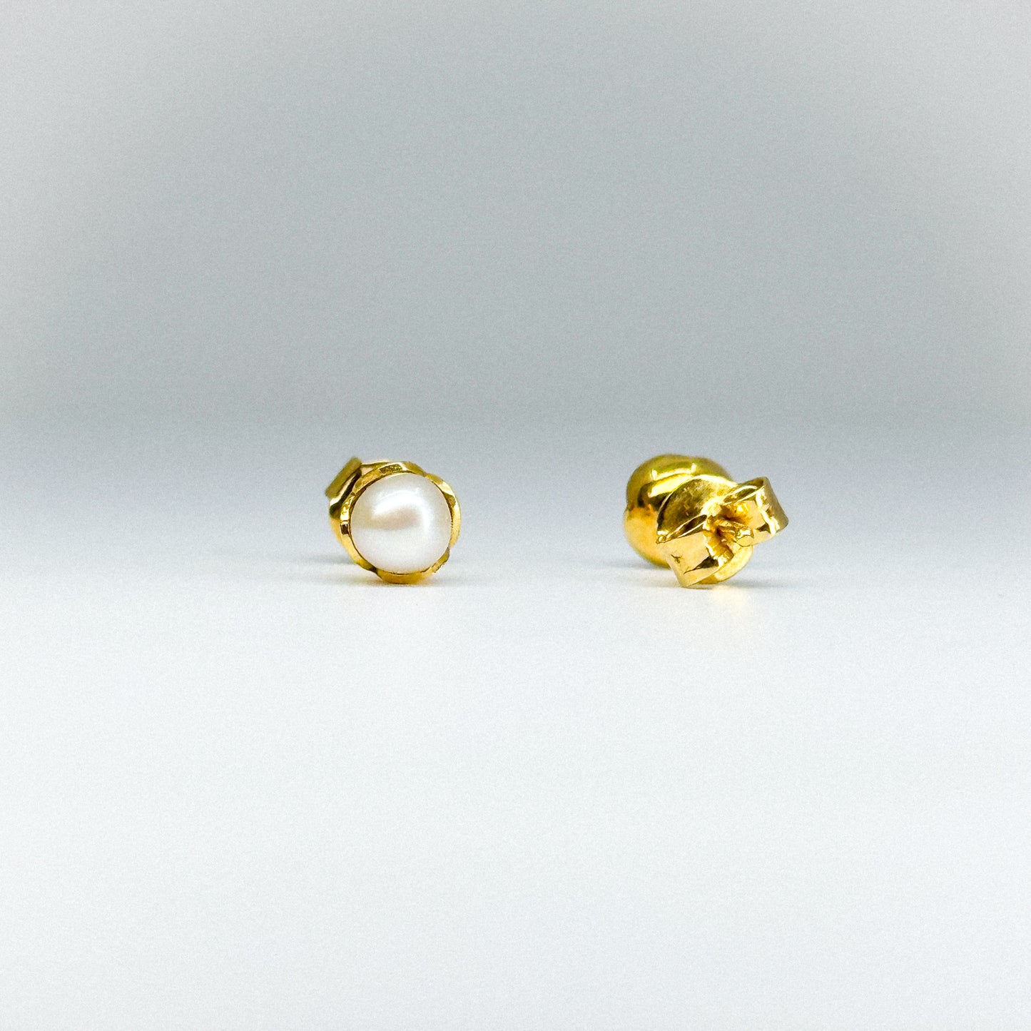 Aretes perla cultivada