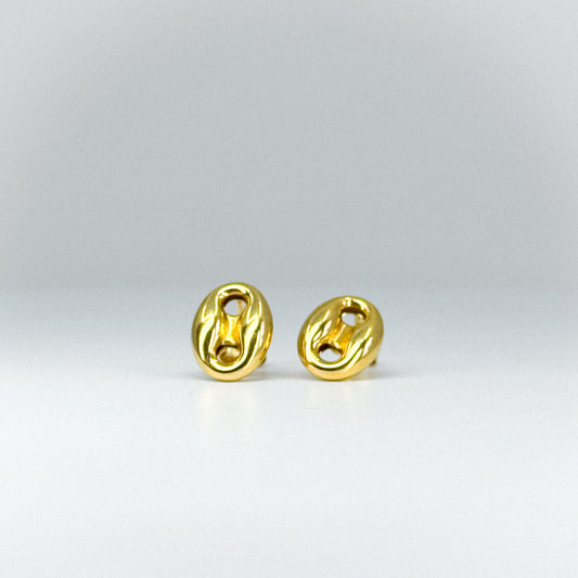 Aretes eslabón de marinero