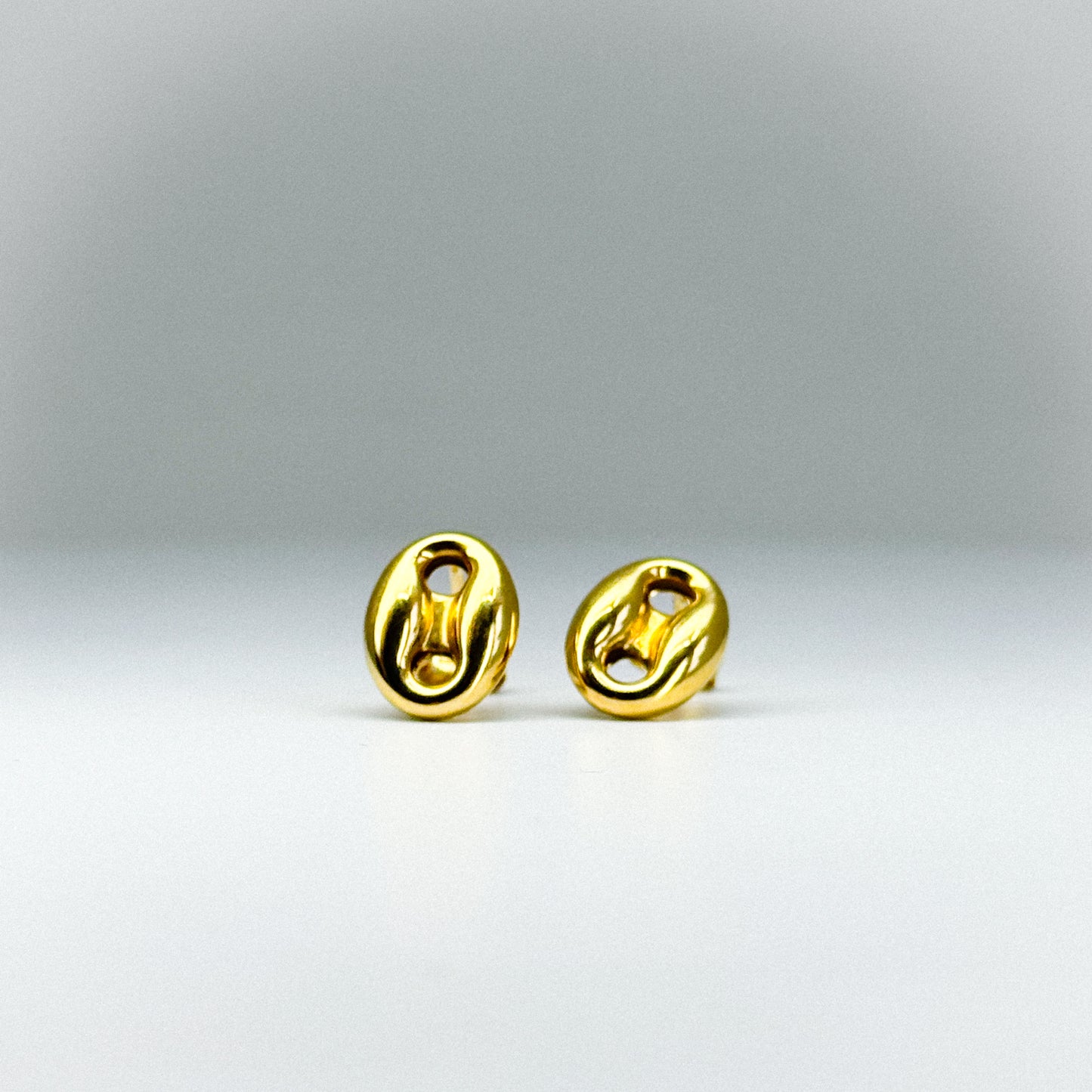 Aretes eslabón de marinero