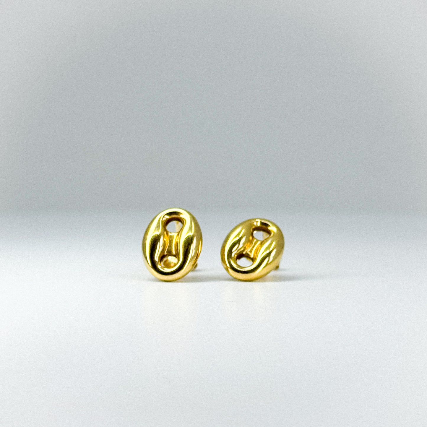 Aretes eslabón de marinero