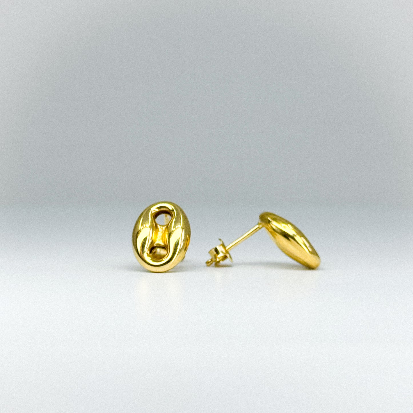 Aretes eslabón de marinero