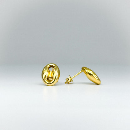 Aretes eslabón de marinero