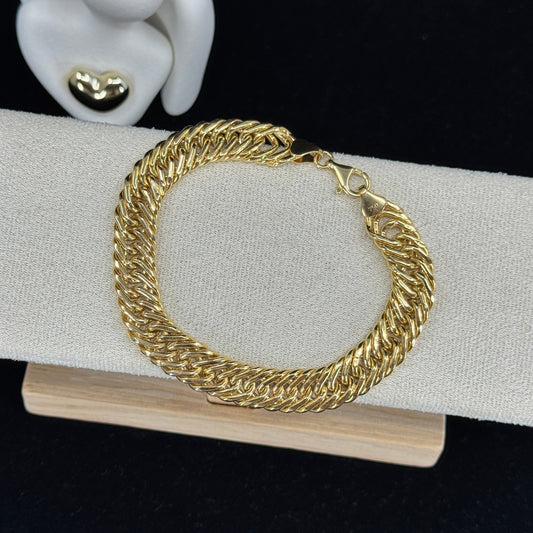 Pulsera Royal Trenzada Oro 18K