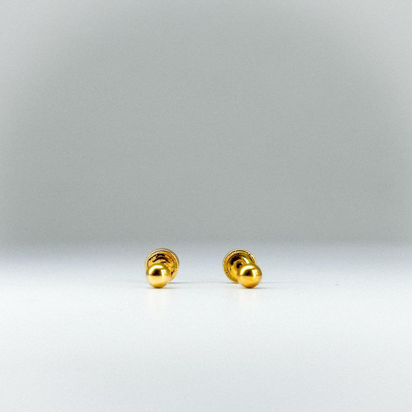 Aretes tipo topito bombita