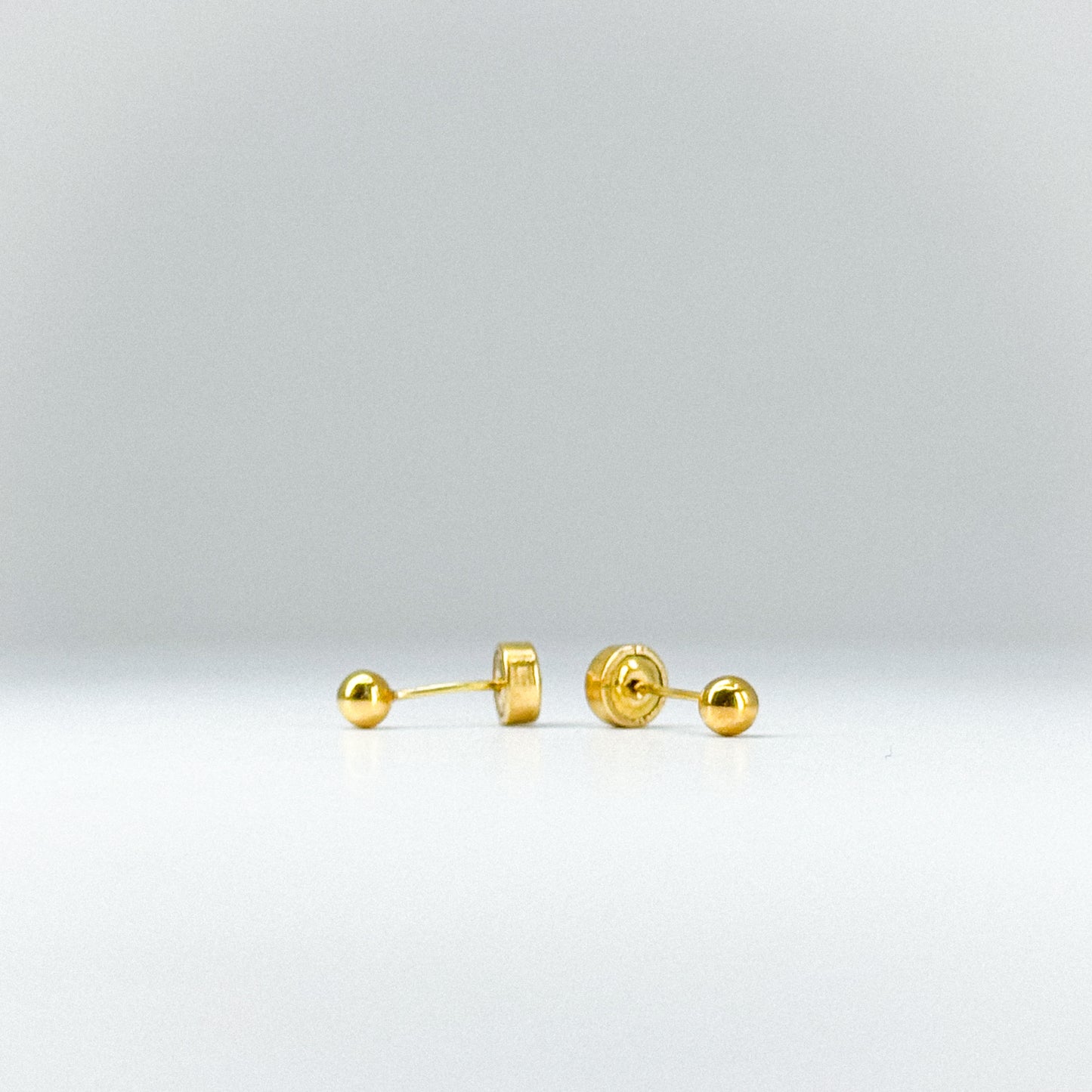 Aretes tipo topito bombita