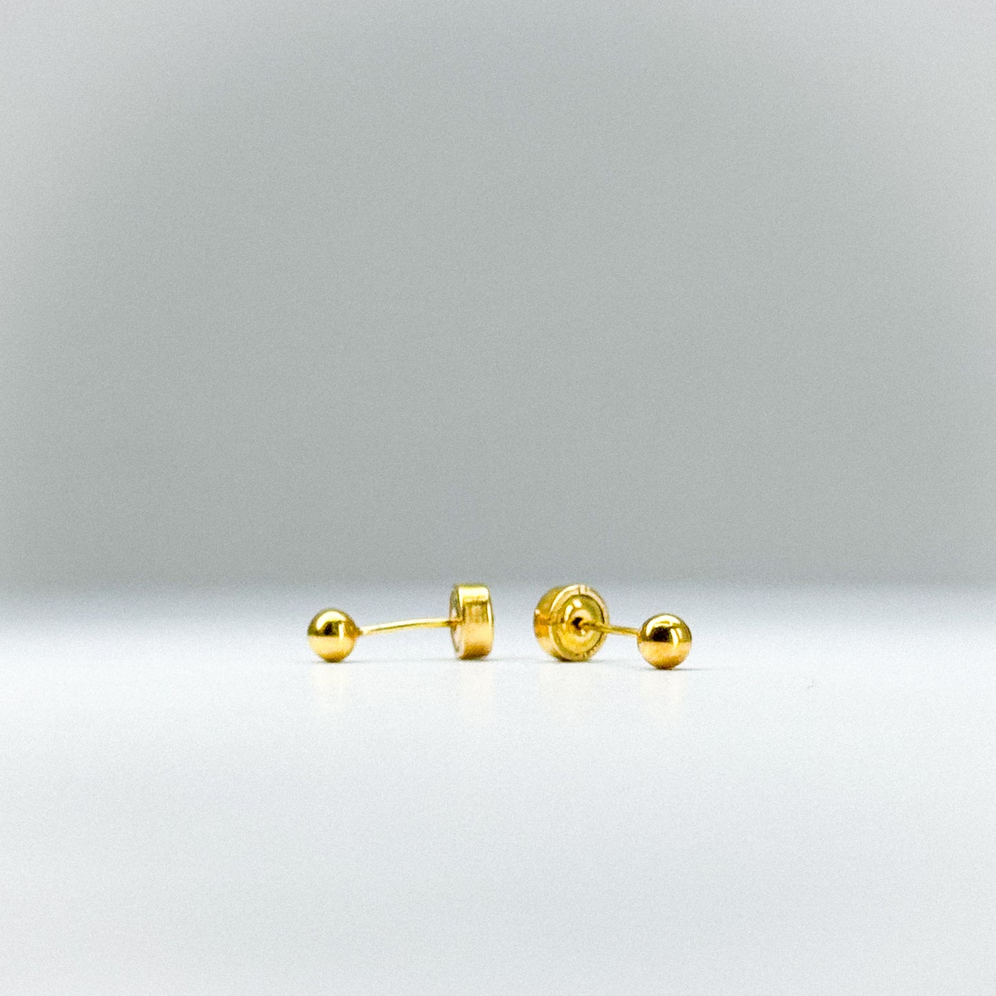 Aretes tipo topito bombita