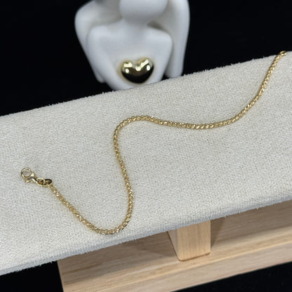 Pulsera Chákira Diamantada 3mm – Oro 18K