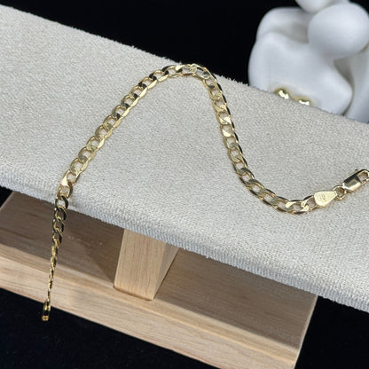 Pulsera Cubana Clásica – Oro 18K