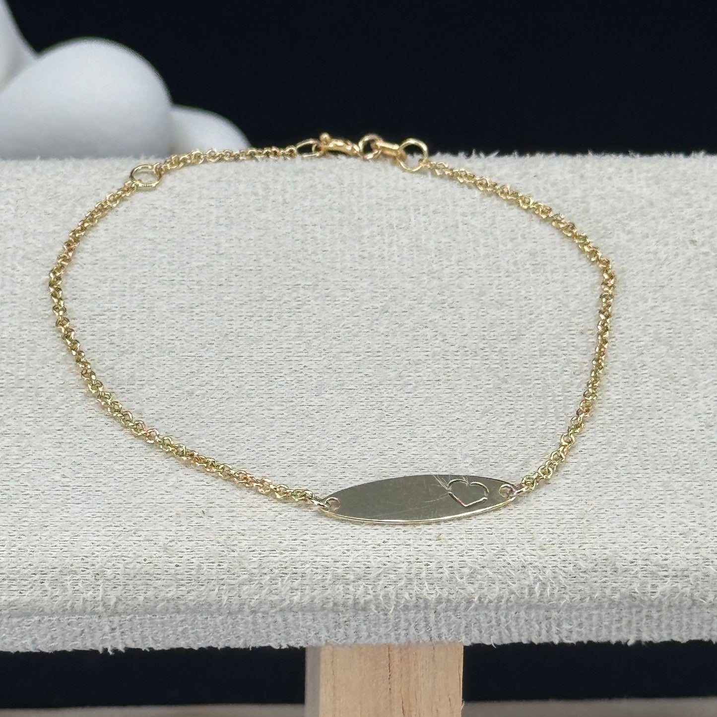 Pulsera Óvalo Love 2 cm – Oro 18K