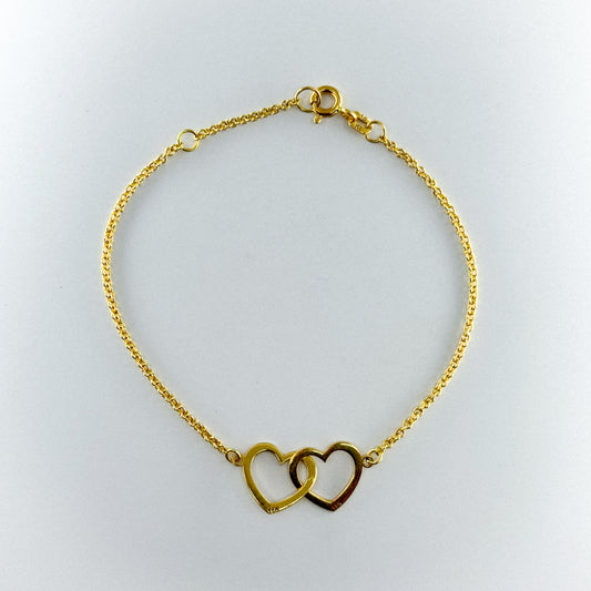 Pulsera corazón Gemelo