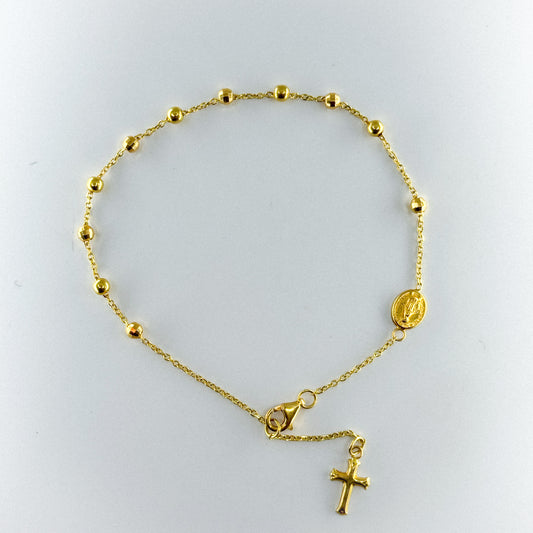 Pulsera Denario Oro 18k