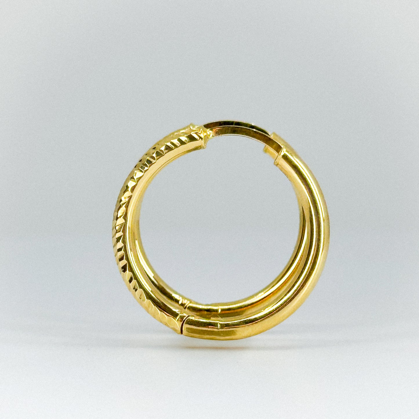 Argollas Dual Brillo