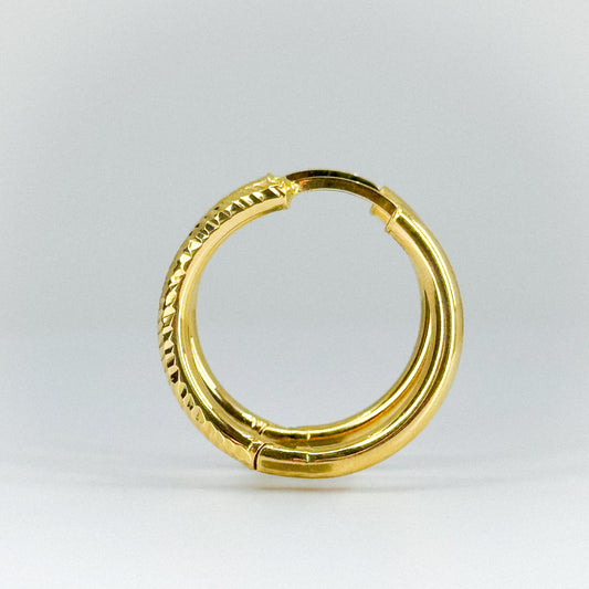 Argollas Dual Brillo