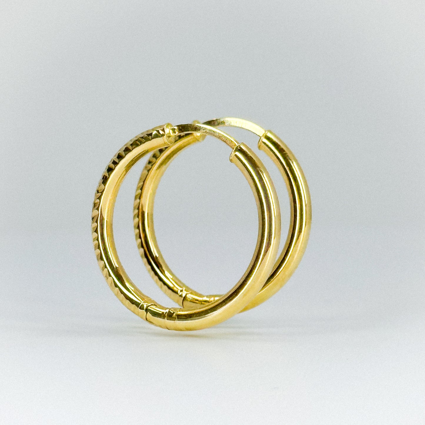 Argollas Dual Brillo