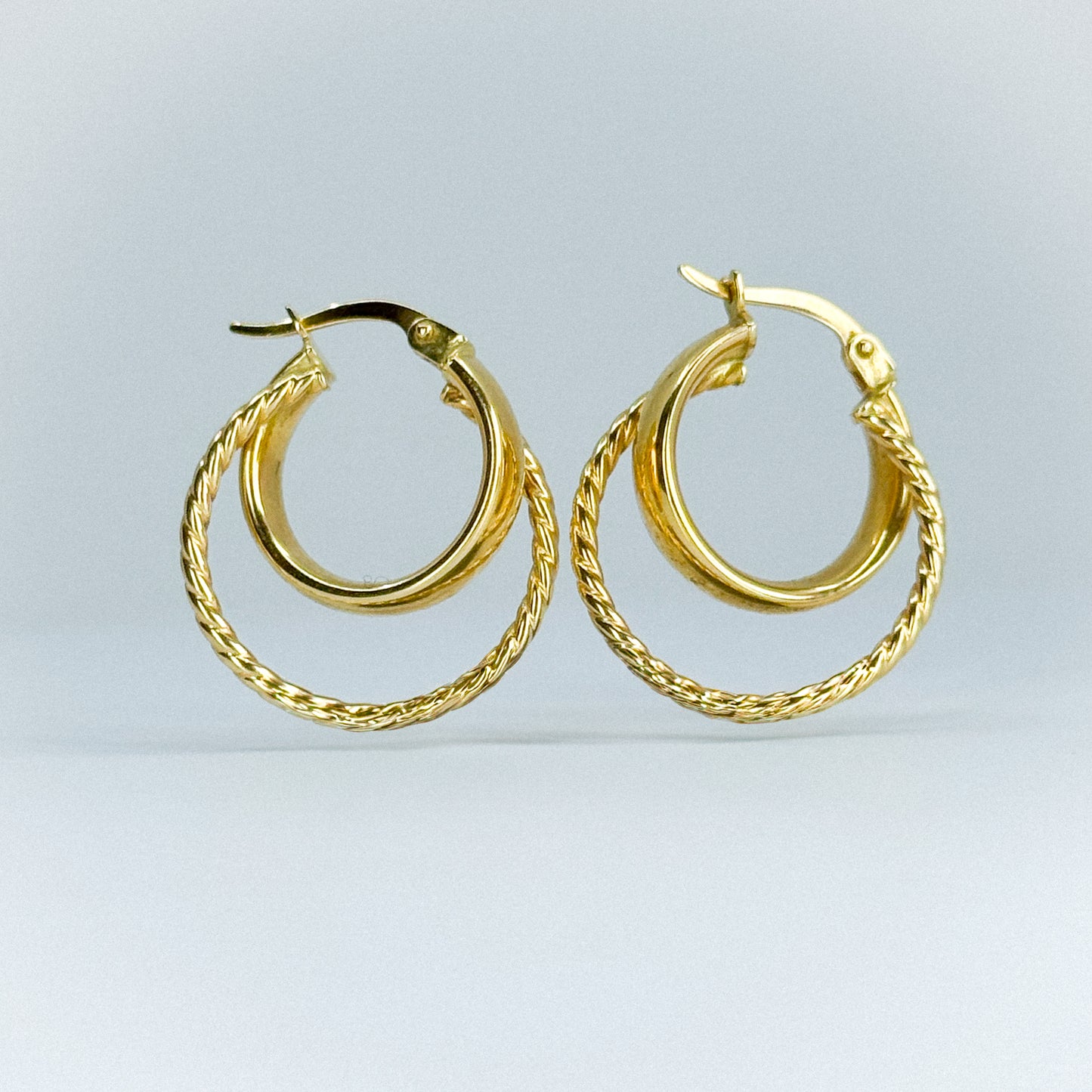 Argollas Dúo entrelazado