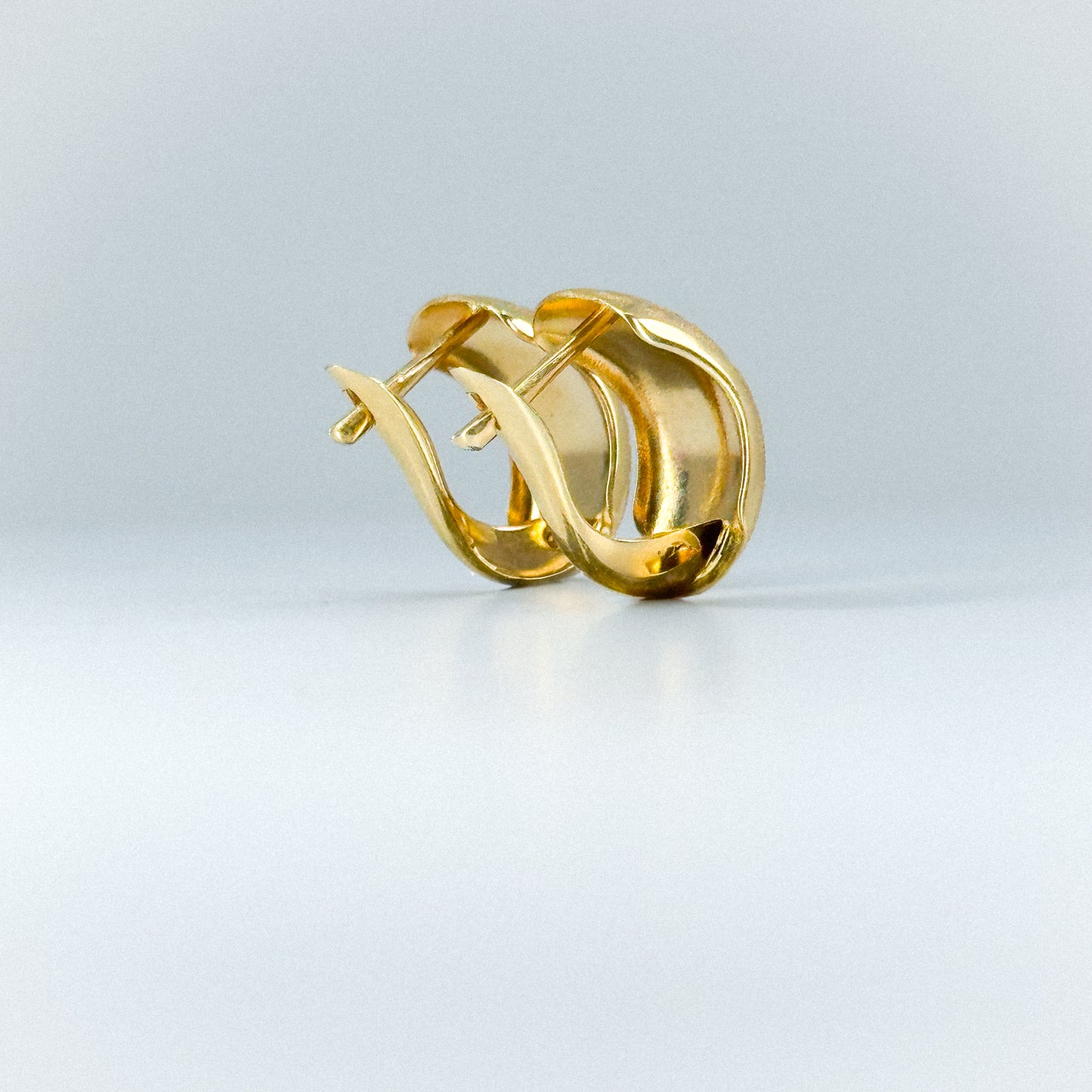 Aretes Trenzado Real 18k✨